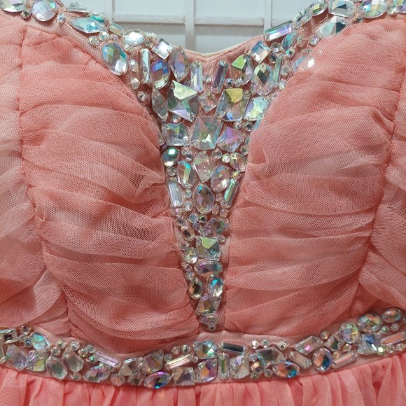 As U Wish Ombre Sequined Grad Dress - Picture 5 of 6